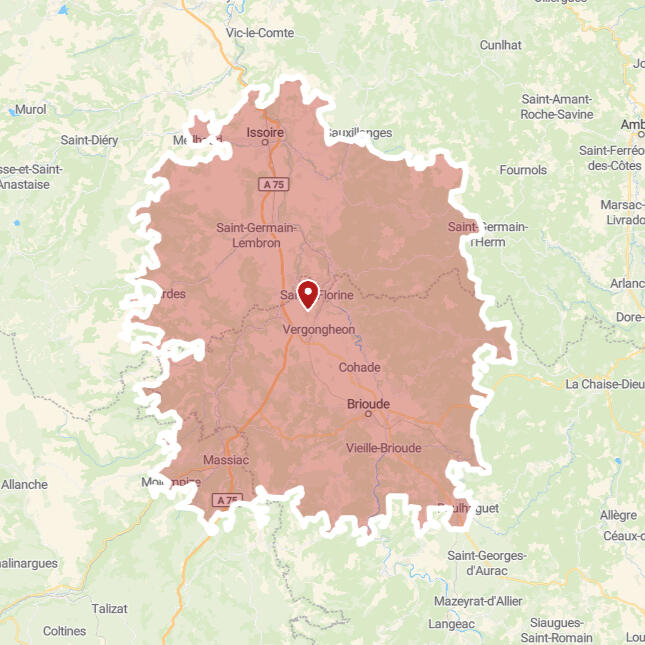 Zone d'intervention Zone d'intervention